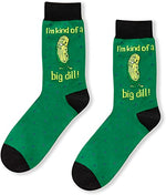 Men's Pickle Socks, Pickle Lover Gift, Funny Food Socks, Novelty Pickle Gifts, Gift Ideas for Men, Funny Pickle Socks for Pickle Lovers, Father's Day Gifts