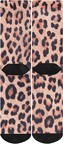 Funny Leopard Gifts for Women Gifts for Her Leopard Lovers Gift Cute Sock Gifts 3D Print Leopard Socks