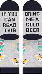 Beer Lover Gift Unique Beer Socks Funny Beer Gift for Women , Ideal Gifts for Beer Lovers and Drinkers