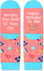 Gifts for Teenage Girls Funny Gifts for Girls, Birthday Gifts for 13 Year Old Girls 13th birthday, Funny Crazy Socks for Girls