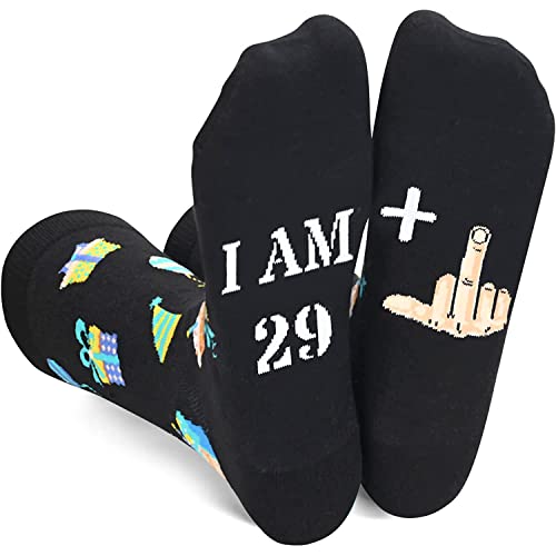30th Birthday Gift for Him and Her, Unique Presents for 30-Year-Old Men Women, Funny Birthday Idea for Unisex Adult Crazy Silly 30th Birthday Socks
