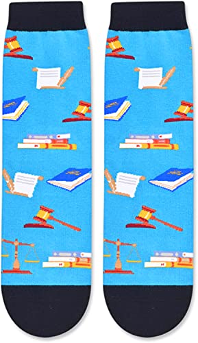 Lawyer Socks for Women and Men, Appreciation Gifts, Ideal Present for Lawyers on Birthday, Retirement, Anniversary, and Christmas, Gift for Him or Her