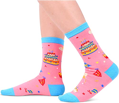Women's Novelty Crazy Birthday Socks Gifts