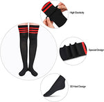 7 Pair Over Knee Long Socks, Women Sock, Stripe Printed Thigh High Socks, Cosplay Party Cute Uniform Over knee Socks, Kawaii Socks