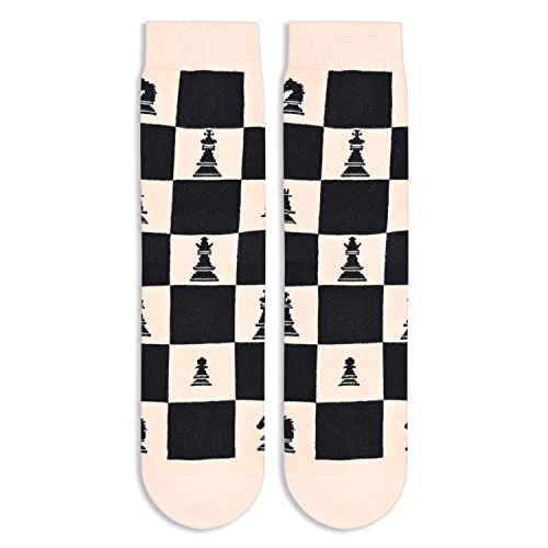 Unisex Funny Novelty Chess Socks Gifts For Chess Lovers