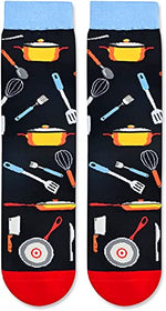 Unisex Chef Socks, Baking Socks, Cooking Gifts, Pastry Chef Gifts, Perfect Chef Gifts and Presents for Bakers