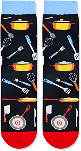 Baking Socks for Women, Unique Gift for Chefs, Bakers, Cookie Bakers, Cooking Enthusiasts, Pastry lovers, Best Baker Cooking Gifts, Chef Gifts, Funny