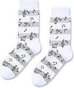 Novelty Music Gifts Music Themed Gifts Music Note Socks Men Women Teens, Music Note Gifts for Music Lovers, Gifts for Musicians Music Teacher