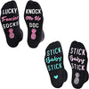 Women's Funny Hospital Socks for Labor and Delivery Gifts-2 Pack