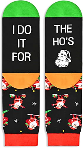 Funny Christmas Gifts for Men Women, Christmas Vacation Gifts, Christmas Socks, Dinosaur Socks, Xmas Gifts, Holiday Gifts, Santa Gift Stocking Stuffer Dinosaur Gifts