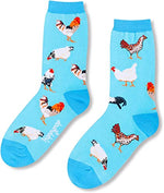 2 Pairs Women's Chicken Socks Chicken Gifts For Chicken Lovers Mom Women Rooster Gift