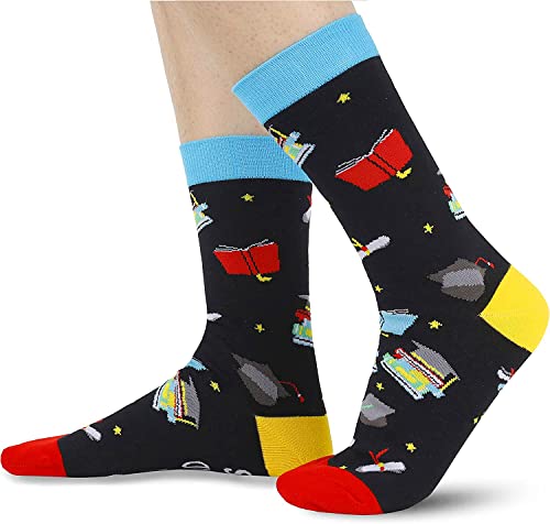 Cool Graduation Gifts for Her/Him, Funny Socks for Women Men  Teens, College Student Gifts, Fun Gifts for Students, Best Graduation Presents