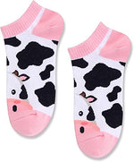 Cow Gifts for Women Unique Cow Lovers Gifts for Women, Cow Themed Gift Socks 2 Pairs