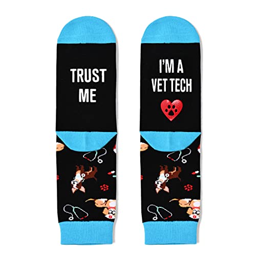 Unisex VET Socks, Veterinary Socks, Veterinarian Socks, Ideal for Veterinary Technician Gifts, Veterinarian Gifts, Vet Gifts, Pet Doctor Gifts, Dogtor Gifts