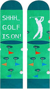 Fun Golf Socks, Golf Lover Socks, Sport Socks, Golf Gifts for Golf Lovers, Mens Socks Gifts, Novelty Socks, Socks for Men