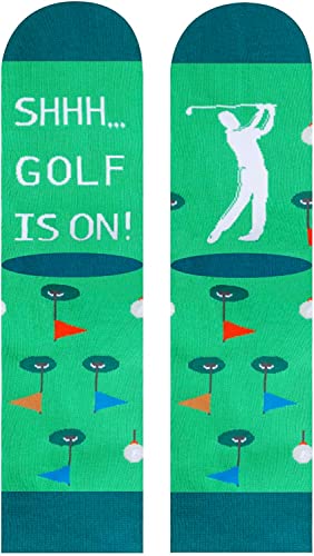 Fun Golf Socks, Golf Lover Socks, Sport Socks, Golf Gifts for Golf Lovers, Mens Socks Gifts, Novelty Socks, Socks for Men