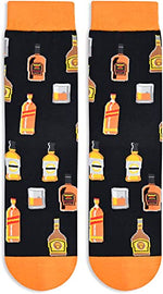 Unisex Bourbon Lover Gift Unique Bourbon Socks Funny Bourbon Gift for Men Women, Ideal Gifts for Bourbon Lovers and Drinkers