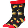 Men's Food Socks, Taco Socks, Mexican Theme Socks, Taco Gifts, Taco Lover Presents, Funny Gifts for him, Guys Socks, Taco Tuesday, Taco Lovers Gift