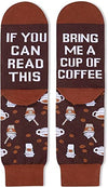 Coffee Gifts for Coffee Lovers Novelty If You Can Read This, Bring Me A Cup Of Coffee Socks, Drink Gifts for Women