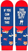Unisex Realtor Socks, Gifts for Realtors, Funny Real Estate Agent Gifts for Women and Men, Fun Real Estate Socks