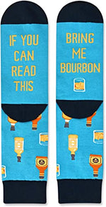 Bourbon Lover Gift Unique Bourbon Socks Funny Bourbon Gift for Men, Ideal Gifts for Bourbon Lovers and Drinkers