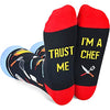 Unisex Chef Socks, Baking Socks, Cooking Gifts, Pastry Chef Gifts, Perfect Chef Gifts and Presents for Bakers