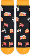 Unisex Realtor Socks, Funny Real Estate Agent Gifts, Realtor Gifts for Women and Men, Fun Real Estate Socks Gifts for Realtors