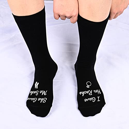 Novelty Groom Socks, Wedding Socks for the Groom, Funny Groom Gifts, Wedding Gifts, Engagement Gifts for Him