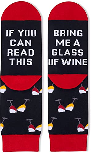 Unique Wine Socks Ideal Gifts for Drinkers Funny Wine Gift for Women, Wine Lover Gift
