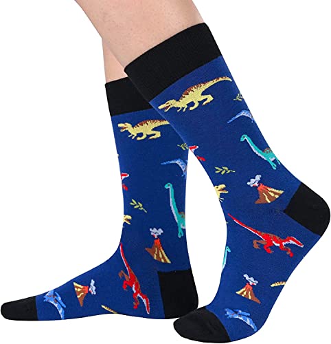 Funny Dinosaur Gifts for Men Gifts for Him Dinosaur Lovers Gift Cute Sock Gifts Dinosaur Socks