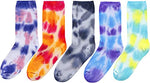 Colorful Tie Dye Socks for Women, Tie-Dye Gifts, Funny Unique Presents for Hippie Indie Girls, Hippie Gifts, 90s Gifts, Trippy Gifts, Indie Gifts, Funky Gifts