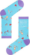 Women's Funny Doctor Socks, Doctors Gifts, Nurse Gifts, Medical Assistant & CNA Presents, Unique Pharmacy Socks, Ideal Gifts for Doctors