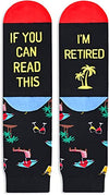 Unisex Funny Retirement Socks, Novelty Retirement Gift for Him/Her, Retirement Gifts for Men Women, Ideal Gifts for Retirees, Perfect for Retirement Party