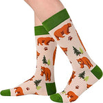 Funny Bear Gifts for Men, Gifts for Him, Guys Who Love Bear, Cute Men's Bear Socks