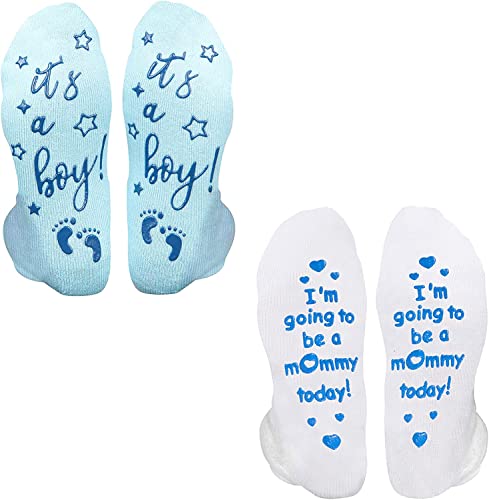 Women's Funny Warm Cozy Pregnancy Socks Gifts For New Mothers-2 Pack