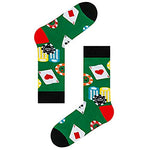 Poker Socks, Mens Novelty Socks, Unique Poker Gifts, Funny Poker Lovers Gifts, Casino Gifts for Poker Players, Gamblers, and Casino Enthusiasts