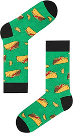 Men's Food Socks, Taco Socks, Mexican Theme Socks, Taco Gifts, Taco Lover Presents, Gifts For Young Men, Fast Food Lover Socks, Taco Tuesday, Mexican Theme Socks