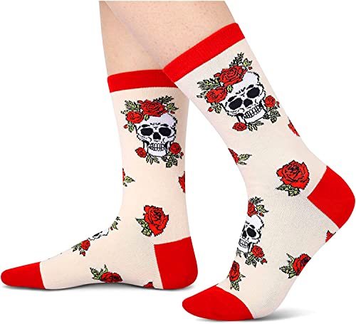 Funny Rose Gifts for Women Mother's Day Gifts Floral Gifts for Women, Crazy Floral Lover Gifts, Gifts for Flower Lovers, Rose Socks