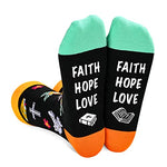 Christian Gifts for Men Women, Unisex Novelty Religious Socks, Funny Faith Gifts , Prayer Gifts, Bible Socks