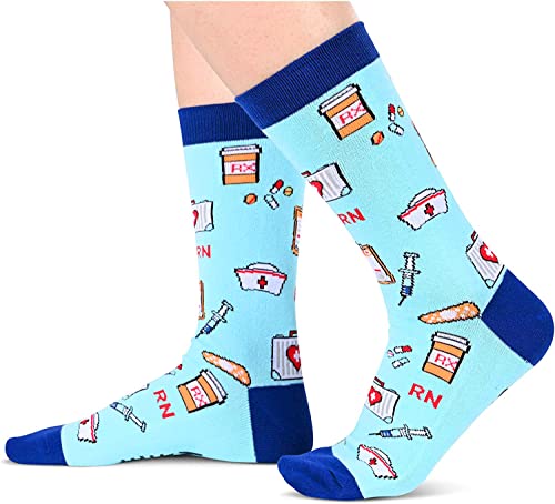 Medical Themed Gifts for Healthcare Workers Men Women, Nurse Socks, Radiologist Gift, Gifts for Nurses, Gifts for Doctors, Medic Gift, Nurse Day Gifts
