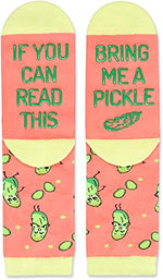 Women's Pickle Socks, Pickle Theme Socks, Pickle Gifts, Gifts For Women Who Have Everything, Pickle Lover Gift, Big Dill Pun Socks, Mothers Day Gifts, Food Socks