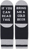 If You Can Read This Bring Me a Cold Beer Socks Beer Gift Grandad, Dad, Friend Gift, Football Fan Gift, Pint of Beer, Drinkers Gag Gifts