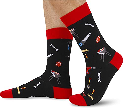 Unisex Funny Mid-Calf Black Best Uncle Socks Novelty Uncle Gifts