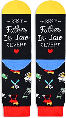 Funny Father's Day Gifts, Father In Law Gifts, Father of the Bride Gifts from Daughter In Law Son In Law from Groom, Father of the Bride Socks