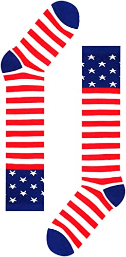 4th of July Socks, Independence Day Gifts for Women, Patriots Gifts, American Flag-themed Presents, Patriotic Socks, Unique Patriots Gifts