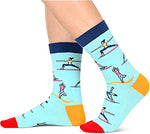 Novelty Yoga Socks, Funny Yoga Gifts for Yoga Lovers, Sports Socks, Gifts For Men Women, Unisex Yoga Themed Socks, Sports Lover Gift, Silly Socks, Fun Socks