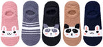 5 Pack Fuzzy Anti-Slip Socks Cozy Gifts for Women Girls Non Slip Slipper Socks with Grippers