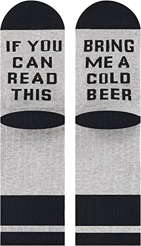 Men's Unique Funny Beer Socks Gifts for Beer Lovers
