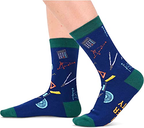 Funny Math Teacher Gift for Teachers Men Women, Unique Math Gifts Sock, Best Gift For Teacher From Student, Teacher Appreciation Gifts, End Of Year Teacher Gifts