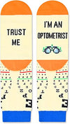 Unisex Optometry Socks, Eye Chart Socks, Eye Doctor Socks, Unique Optometry Gifts for Optometrists, Opticians Gifts, Eye Doctors Gifts, Presents for Ophthalmologists